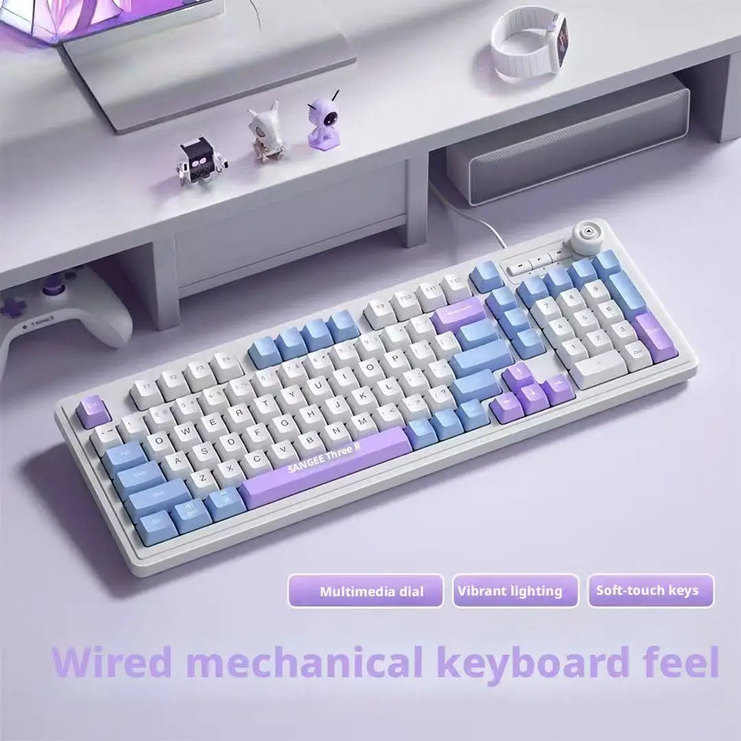 Gaming Keyboard No Noise - Low Noise Wired Gaming Keyboard Sea