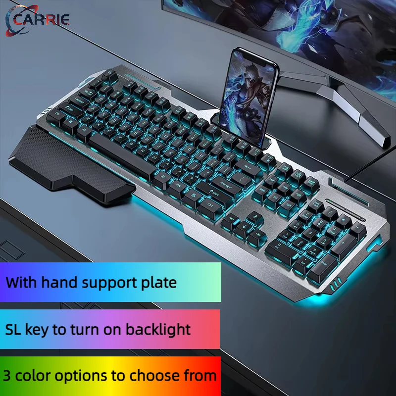 Gaming Keyboard 2026 - Gaming Keyboard RGB LED Backlight Plug