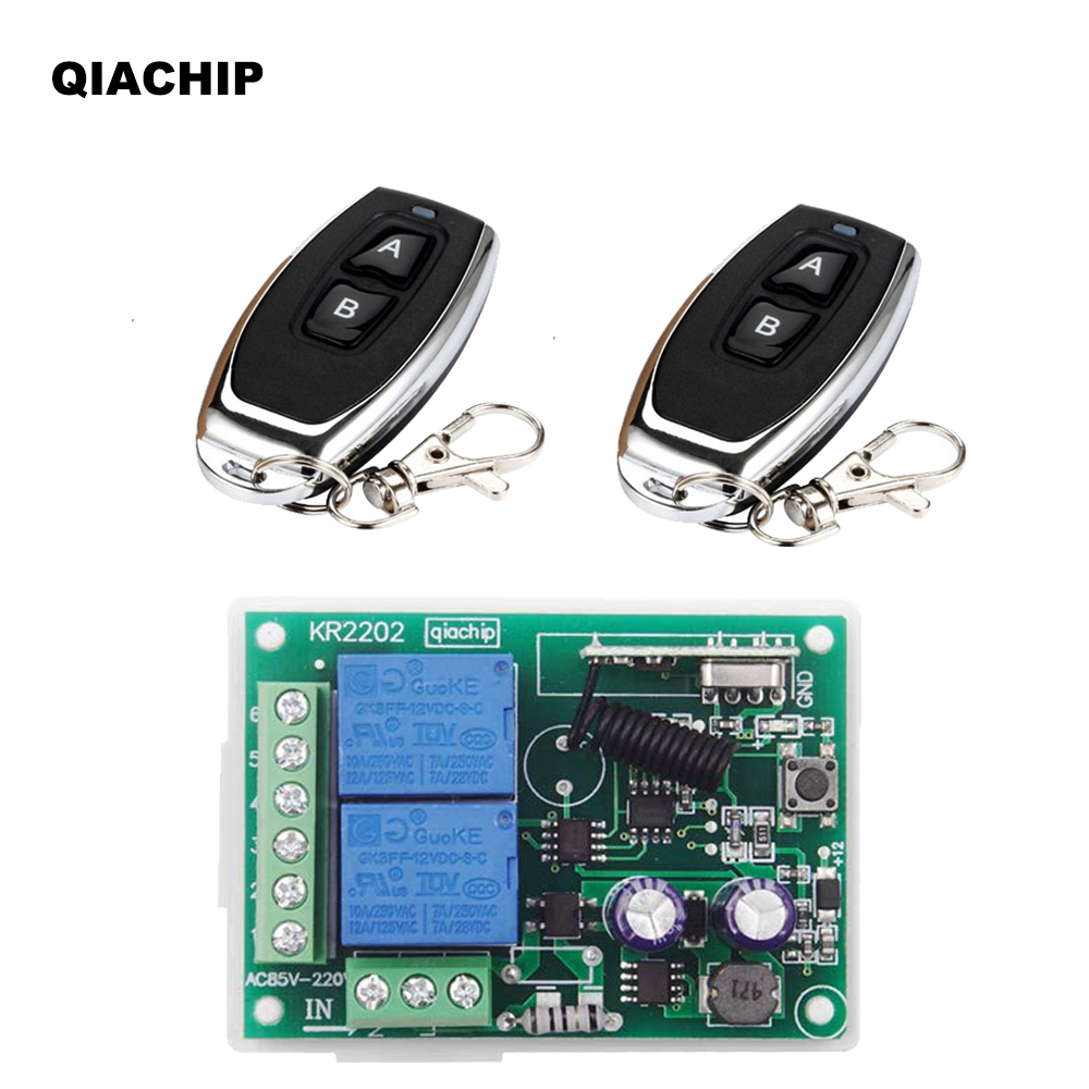 QIACHIP 433 MHz AC 110V 220V 2 - Switch Opener Tool 评论和价格