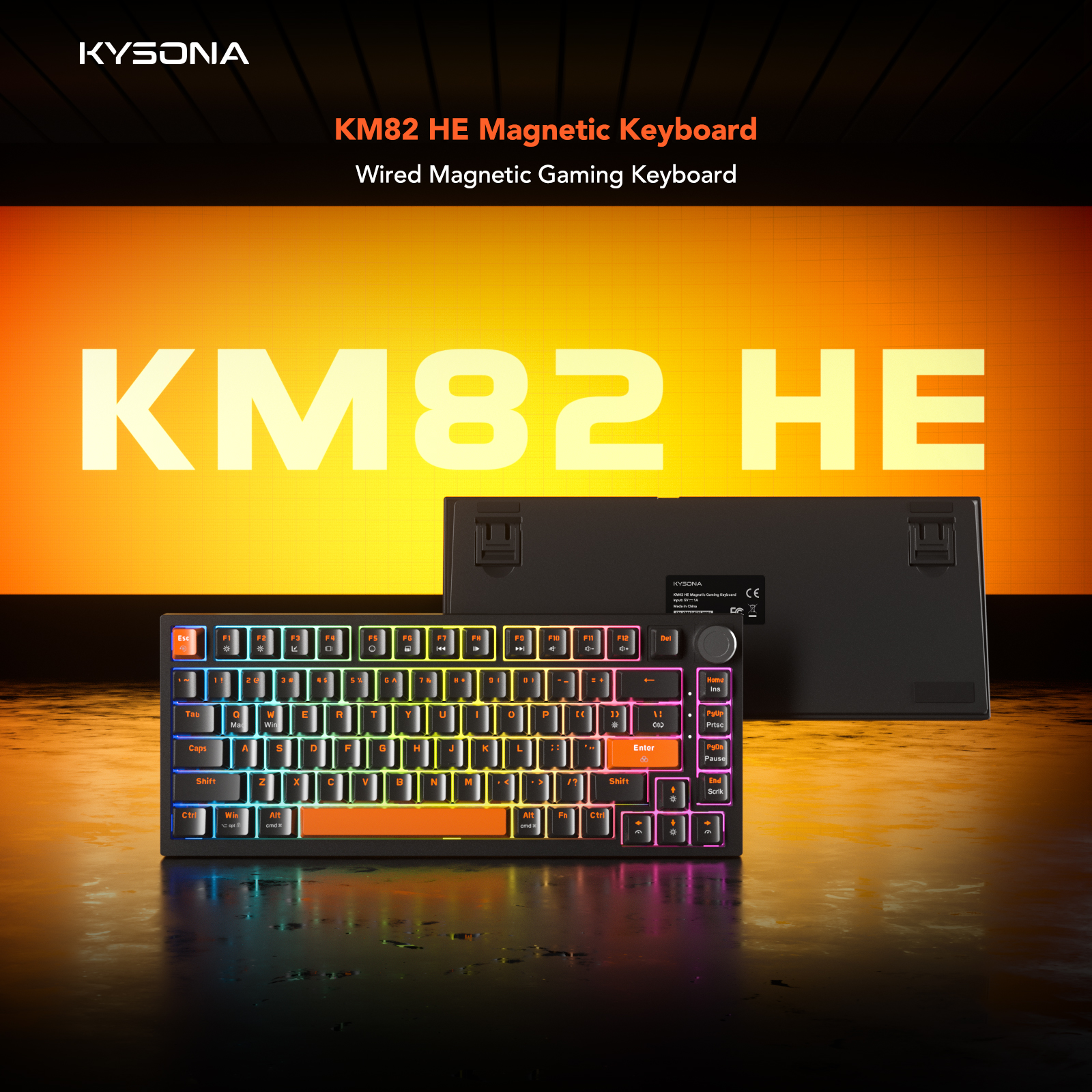 KYSONA KM82 HE Wired Gaming Ke - Gaming Keyboard Expensive 评论和价格