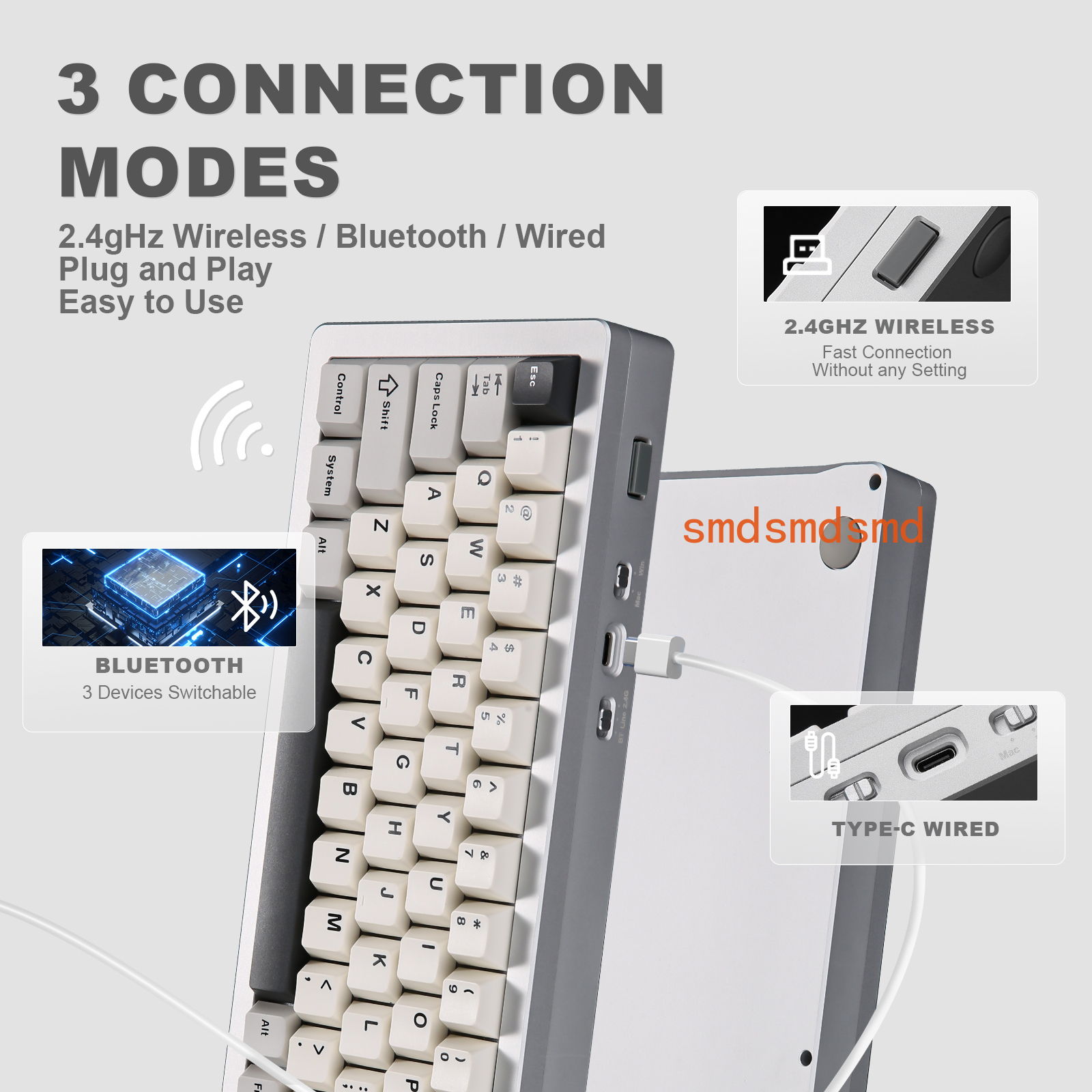 AL71 Silver CNC Aluminum Mecha - Keyboard Gaming Mac 评论和价格