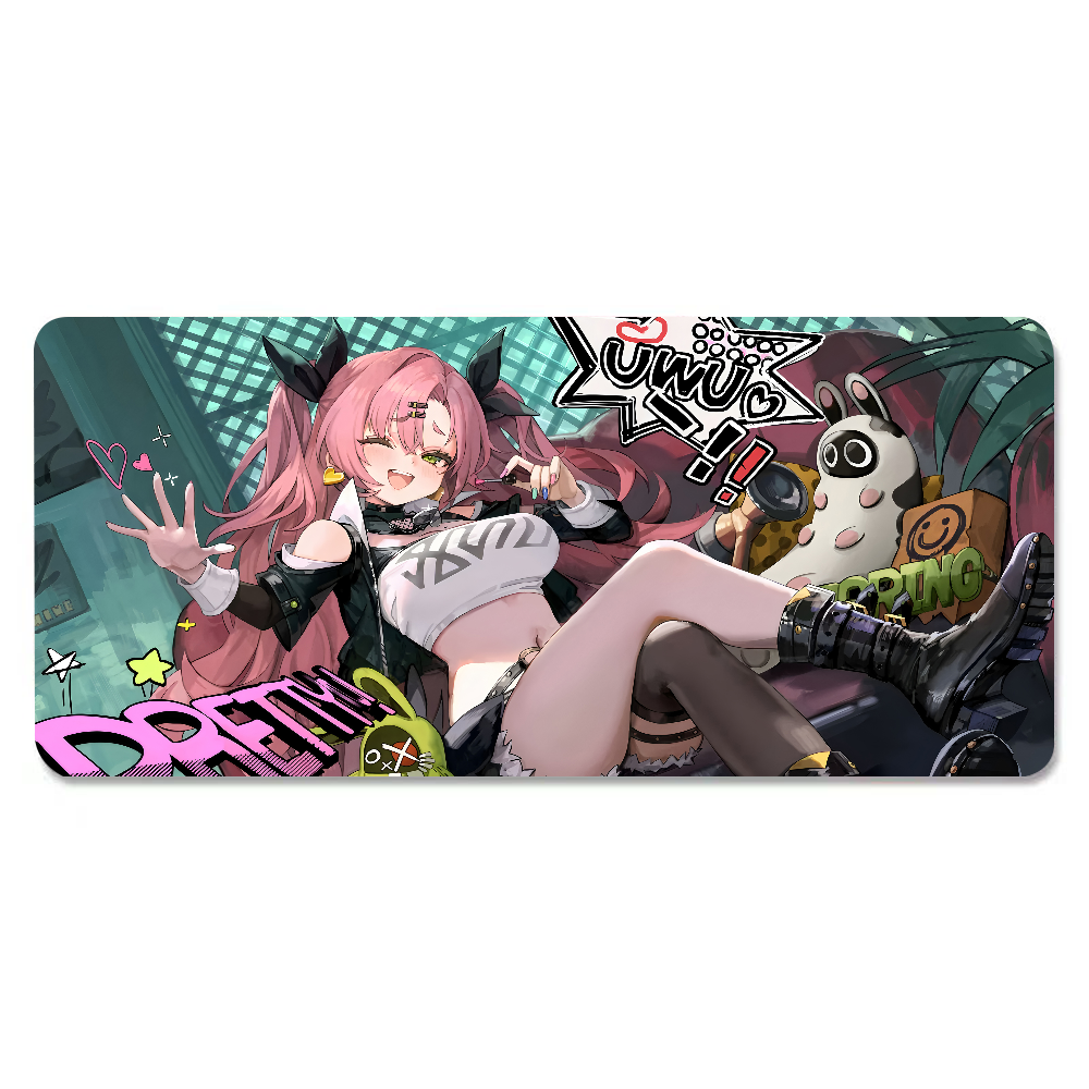 Game Zenless Zone Zero Nicole  - Gaming Keyboard And Mouse Pad 评论和价格
