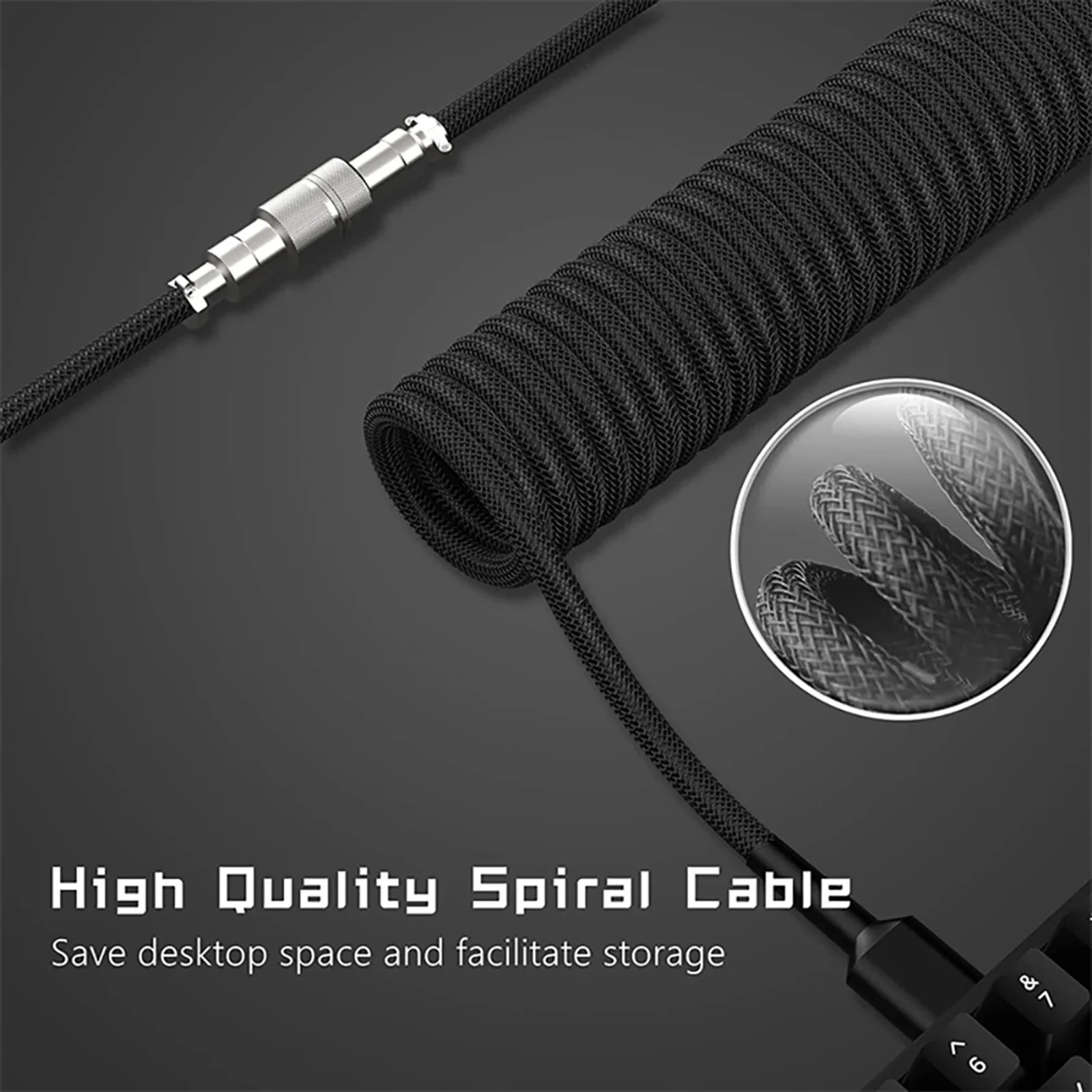 New Type C Coiled Cable USB Av - Coiled Usb Cable 评论和价格
