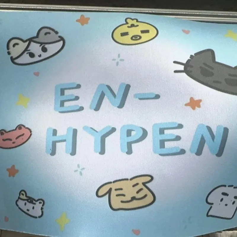 ENHYPENS Graffiti Cartoon Merc - Gaming Keyboard And Mouse Pad 评论和价格