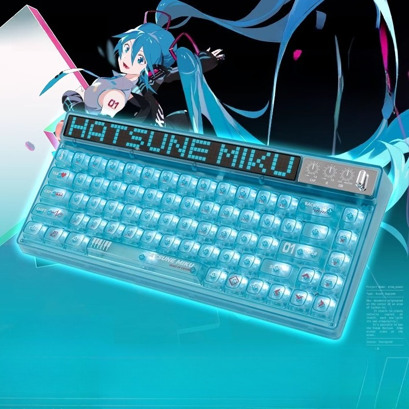 Anime Hatsune Miku Series Mech - Gaming Keyboard Wireless 评论和价格