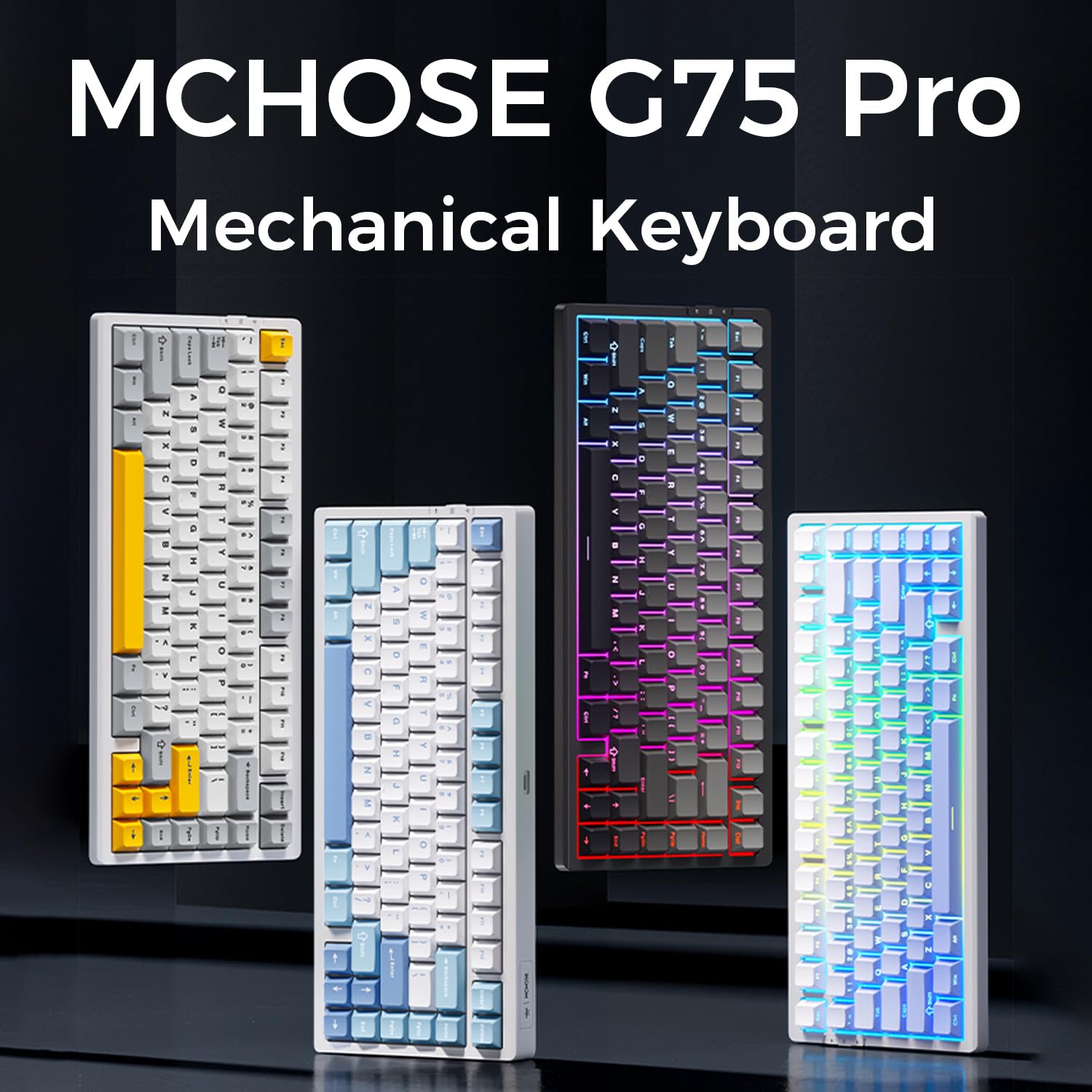MCHOSE G75 Pro Wireless Mechan - Gaming Keyboard Expensive 评论和价格
