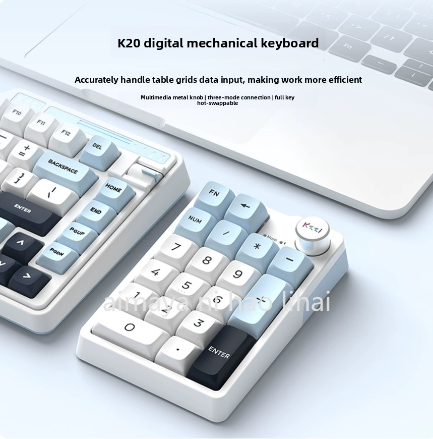 Kzzi K20 Mini Keypad Three Mod - Gaming Keyboard Wireless 评论和价格