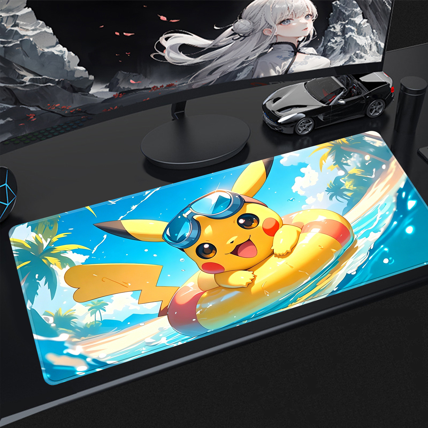 Gaming Mouse Pad 900x400 PC Po - Gaming Keyboard Noise 评论和价格