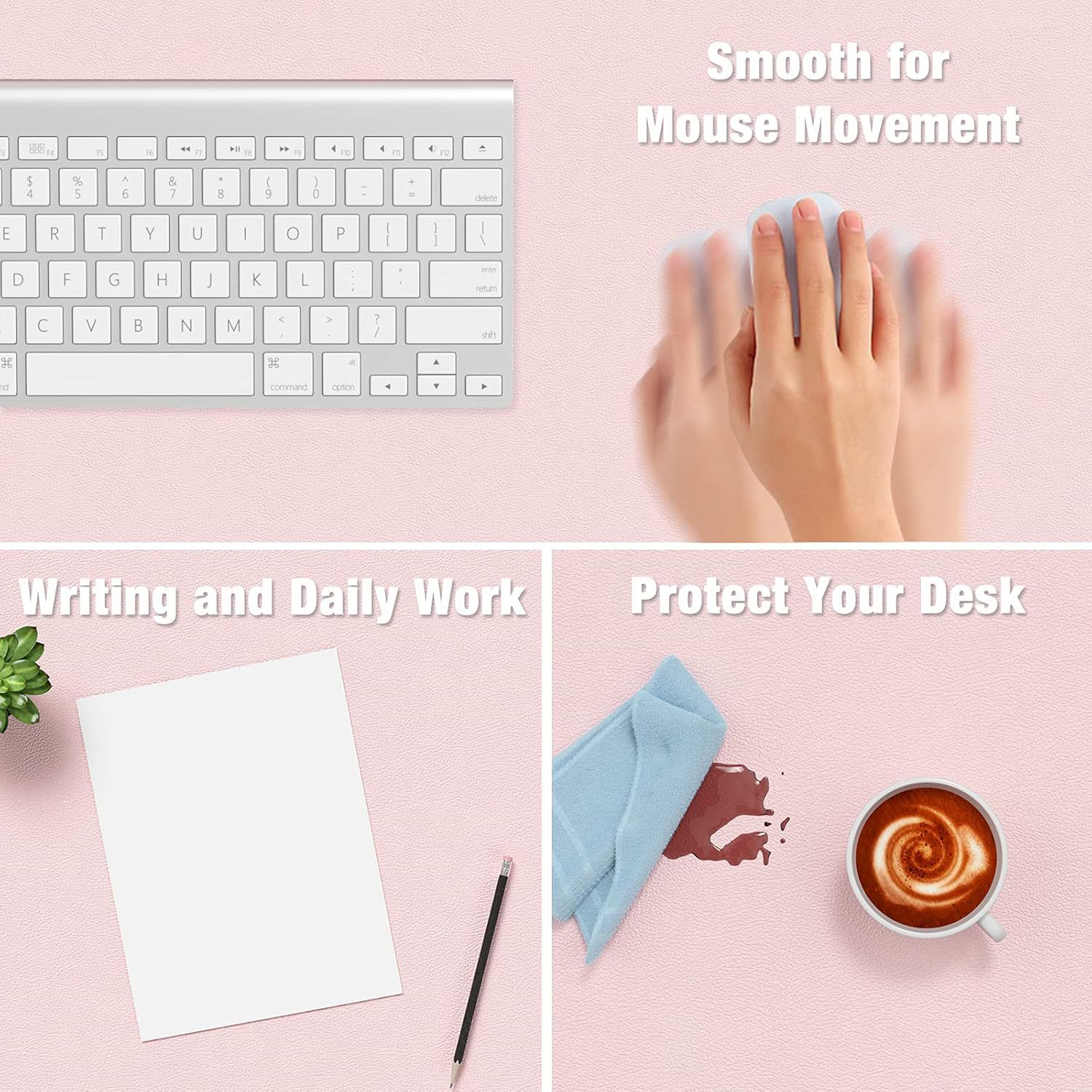 1 Pcs Large Size 60*30mm Offic - Gaming Keyboard And Mouse Pad 评论和价格