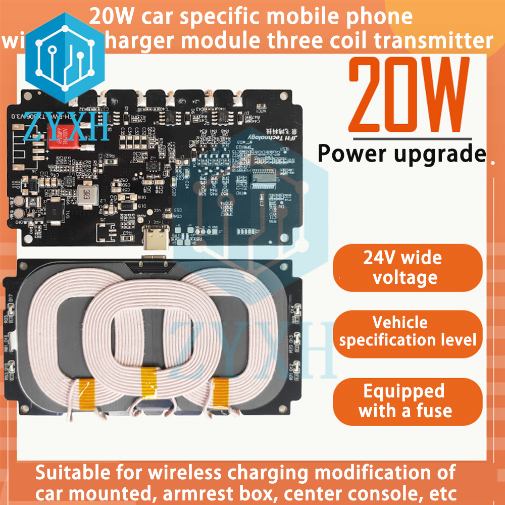 20W 22W Car Wireless Charging  - Coiled Usb Cable 评论和价格