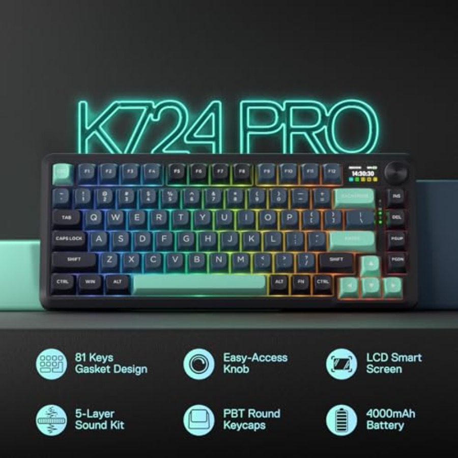Gaming keyboard with gasket mo - Gaming Keyboard No Noise 评论和价格