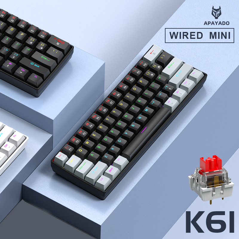 APAYADO K61 Mini Mechanical Ke - Gaming Keyboard 2026 评论和价格