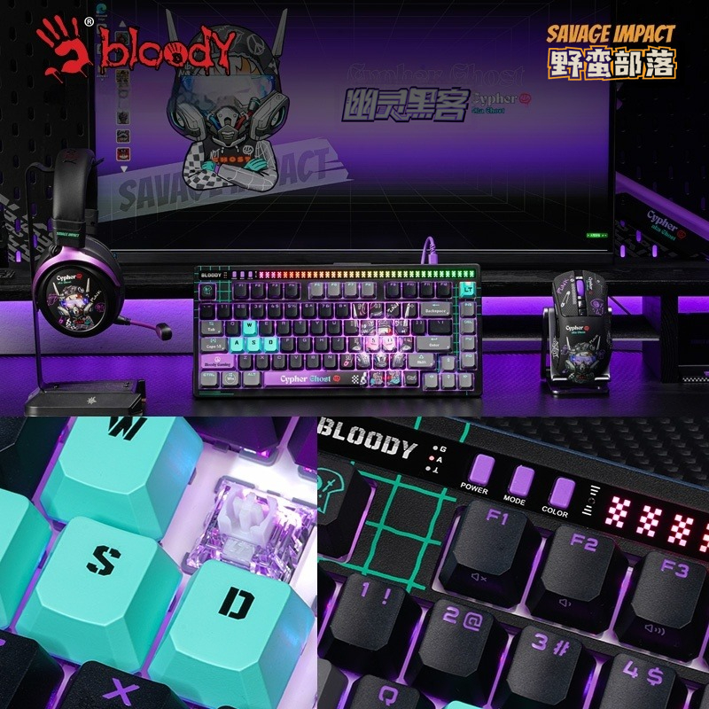 A4Tech AT75 Mechanical Keyboar - Gaming Keyboard No Noise 评论和价格