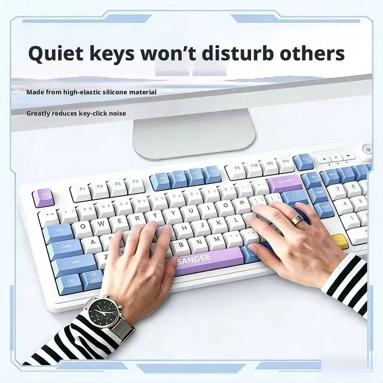 Low Noise Wired Gaming Keyboar - Gaming Keyboard No Noise 评论和价格