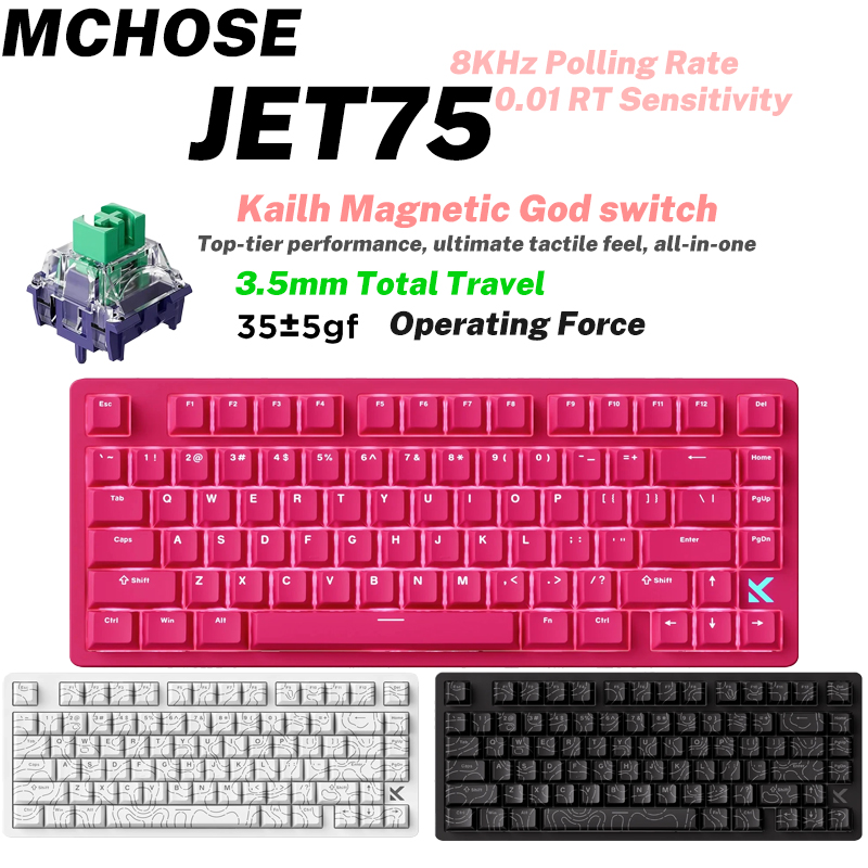 MCHOSE JET75  Magnetic Switch  - Gaming Keyboard Expensive 评论和价格