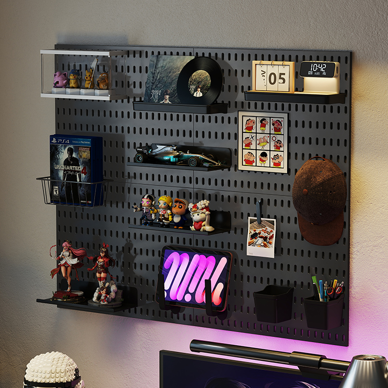 Adhesive Pegboard Shelf for Ga - Gaming Keyboard And Mouse 评论和价格