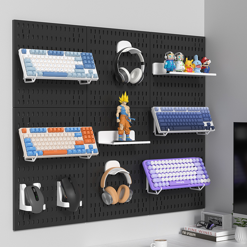 Adhesive Pegboard Shelf for Ga - Gaming Keyboard And Mouse 评论和价格