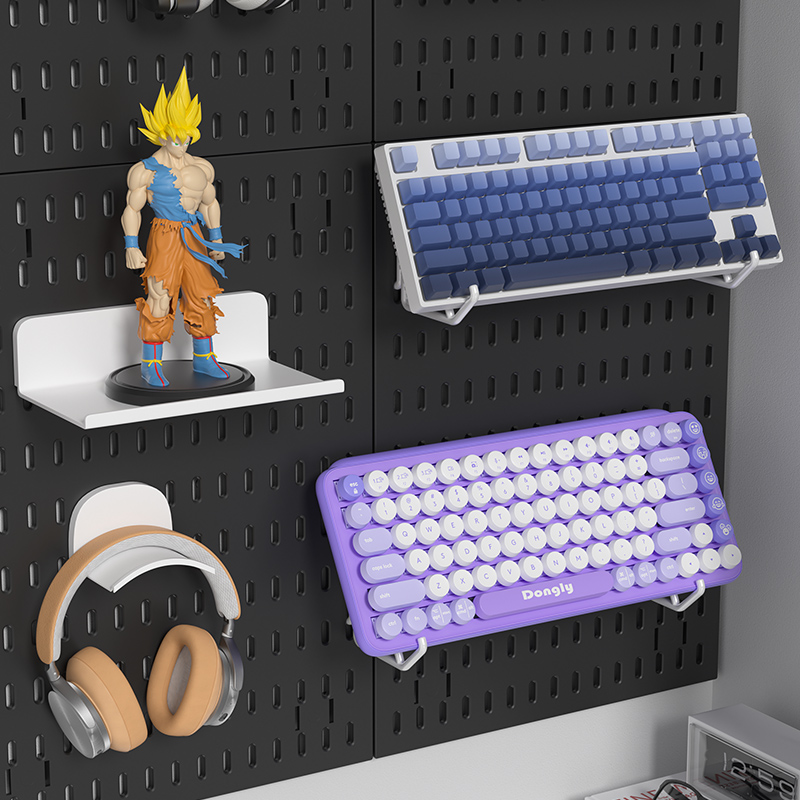Adhesive Pegboard Shelf for Ga - Gaming Keyboard And Mouse 评论和价格