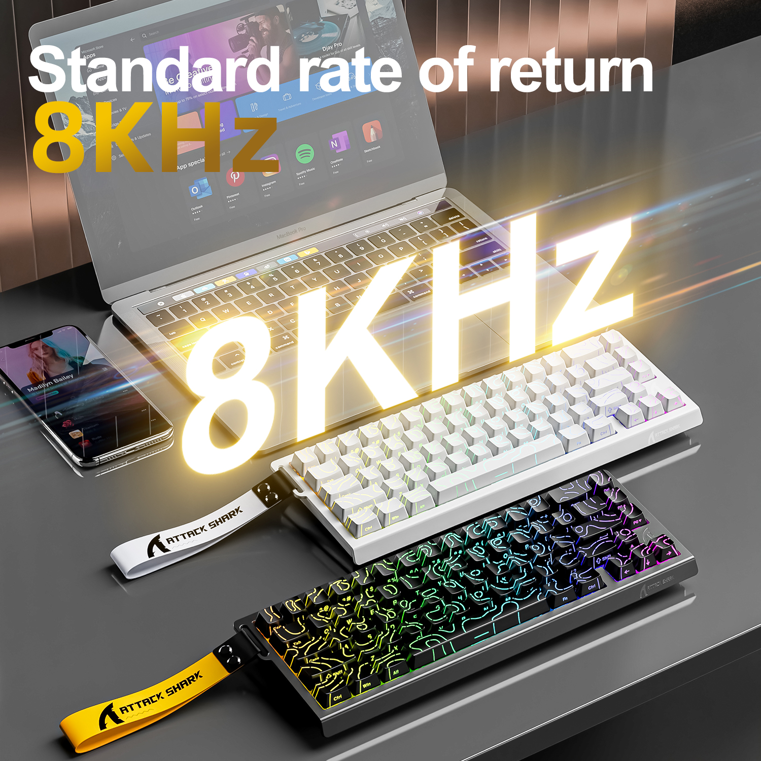 ATTACK SHARK X68HE X68Pro He M - Gaming Keyboard Expensive 评论和价格