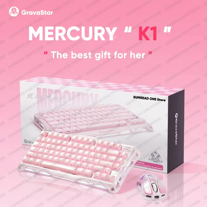 Grava Star Mercury K1 Wireless - Gaming Keyboard Non Mechanical 评论和价格