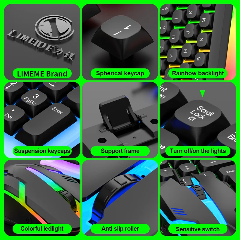 NG GTX350 Gaming Keyboard Mous - Gaming Keyboard 2026 评论和价格