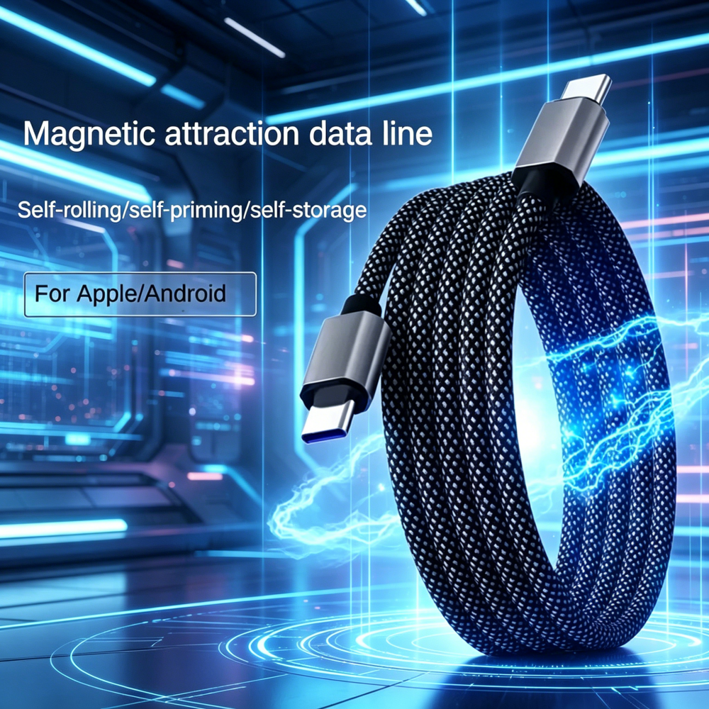 65W Self-coiling Magnetic Attr - Coiled Usb Cable 评论和价格