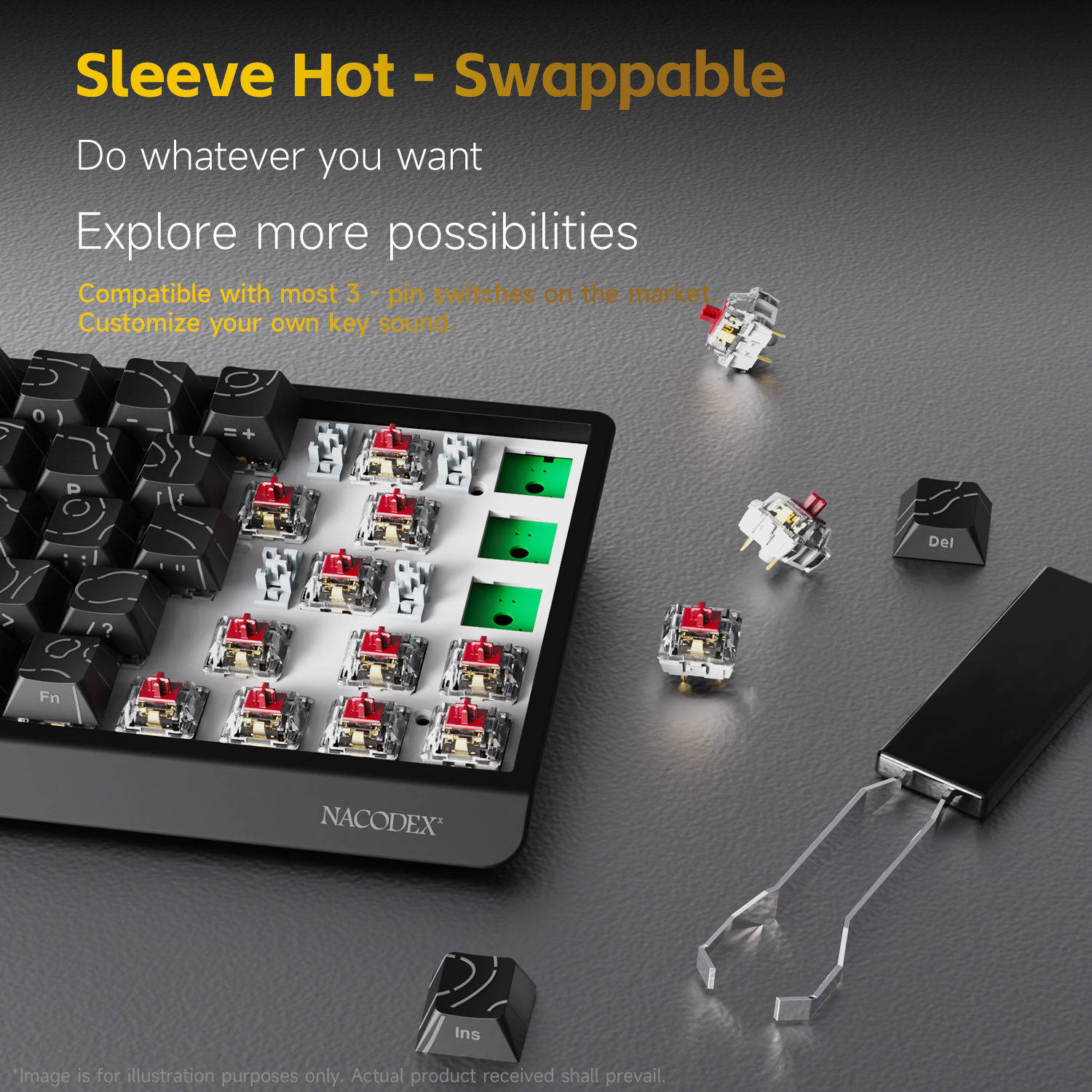 AJAZZ NK68V2 Single-Mode Wired - Gaming Keyboard Non Mechanical 评论和价格