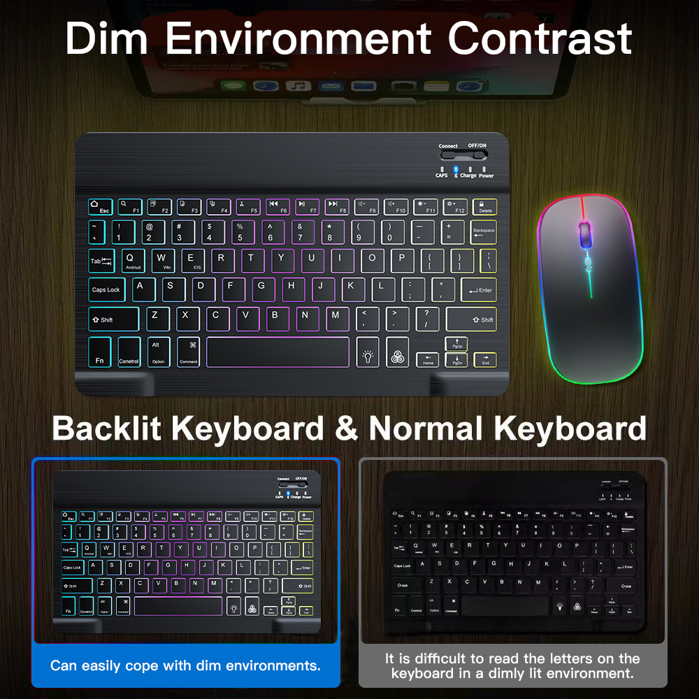 Backlit Backlight Bluetooth Ke - Gaming Keyboard Wireless 评论和价格