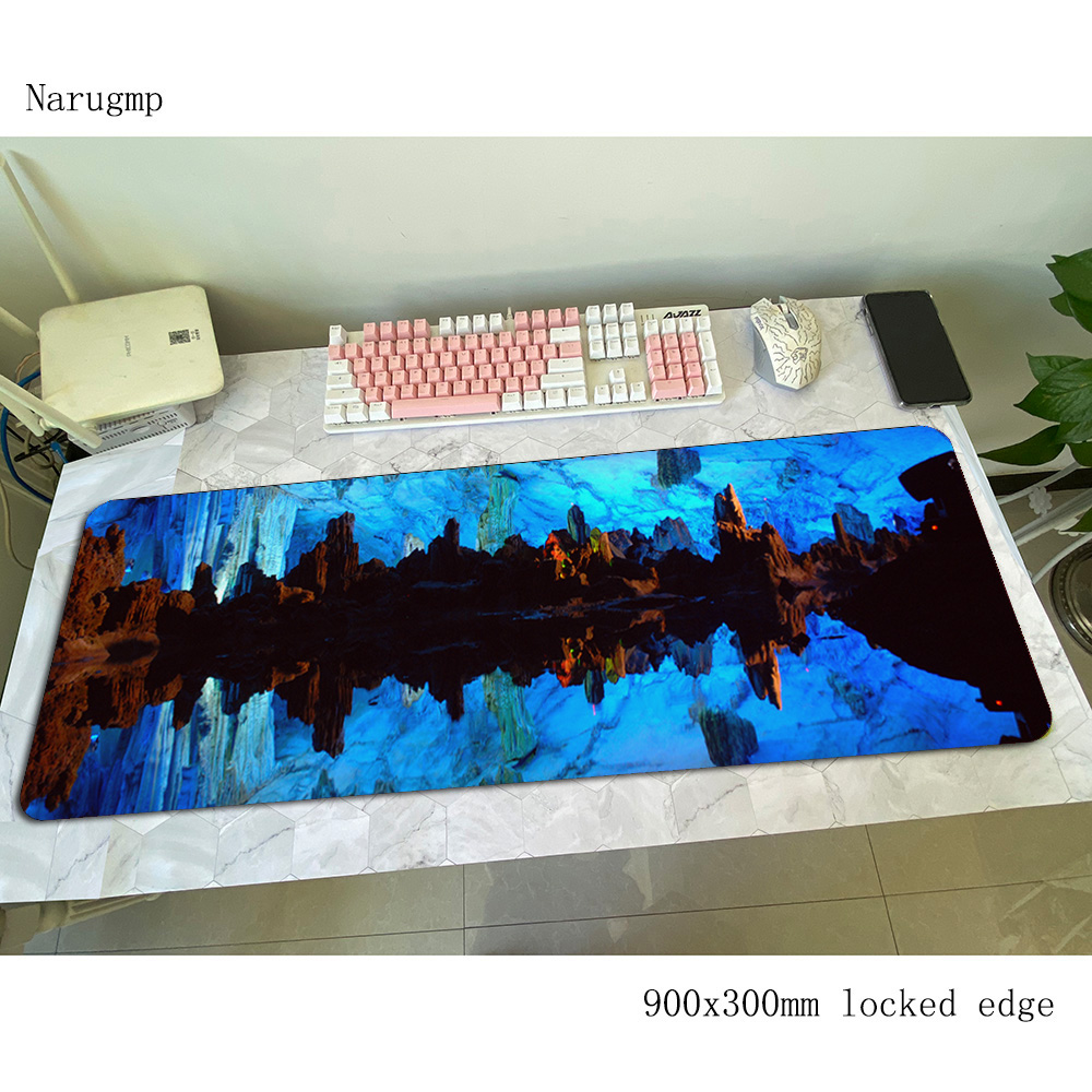 Caves mouse pad 90x30cm mousep - Gaming Keyboard Best 评论和价格