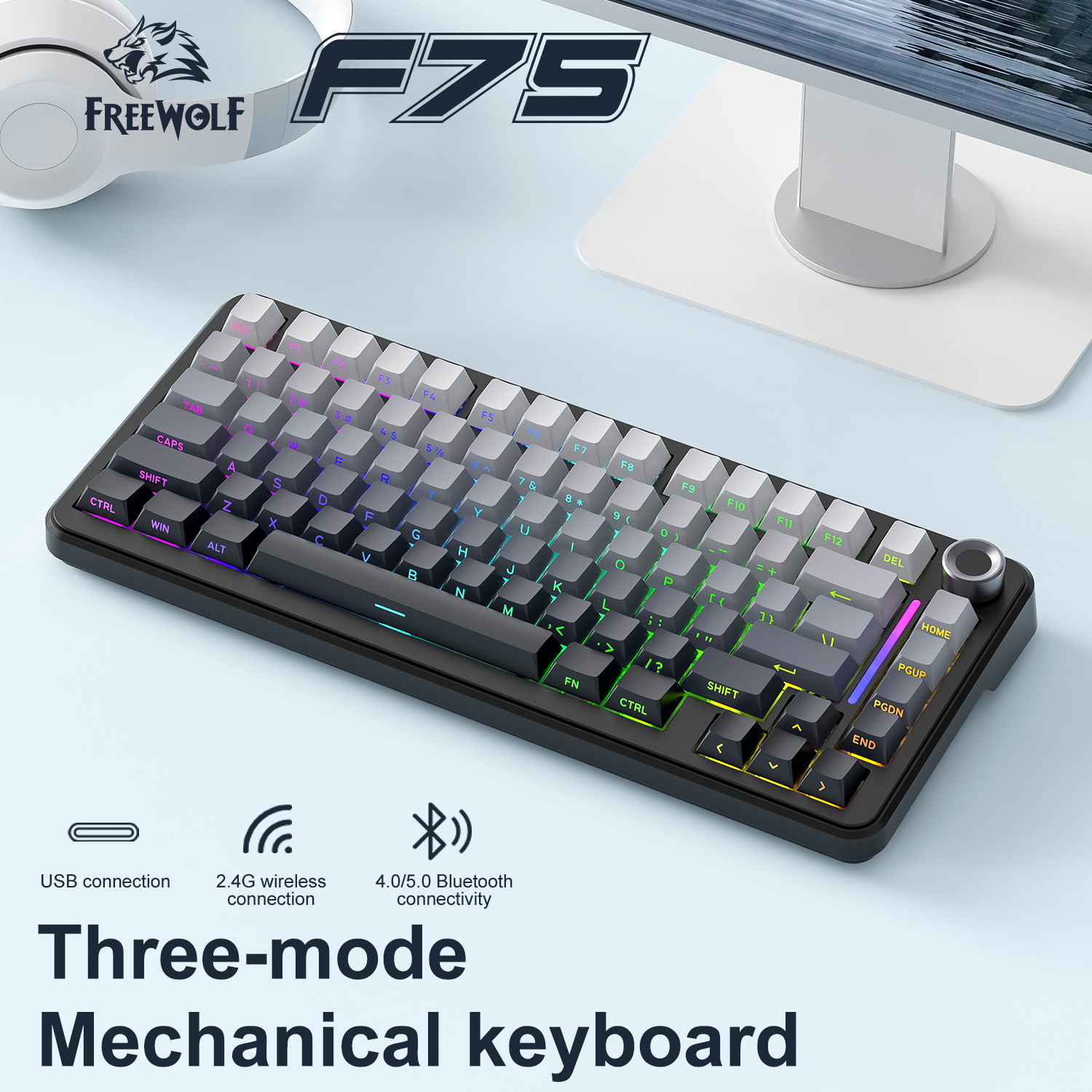 75% Hot Swap Gaming Keyboard W - Gaming Keyboard Expensive 评论和价格