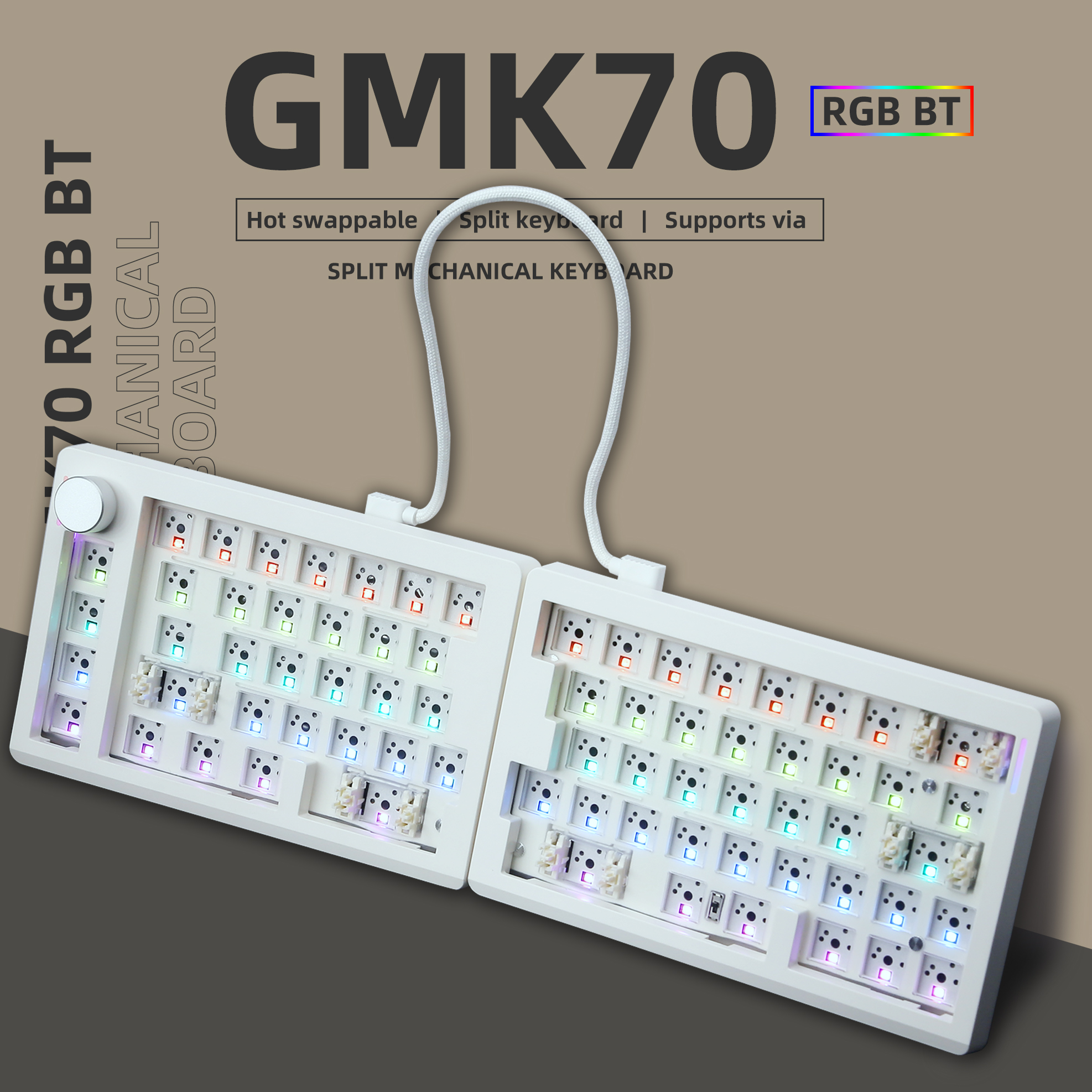 ZUOYA GMK70 VIA/Qmk separate G - Hot Swap Pcb 评论和价格