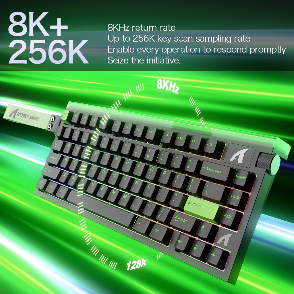 ATTACK SHARK R85HE Magnetic Ax - Gaming Keyboard Expensive 评论和价格
