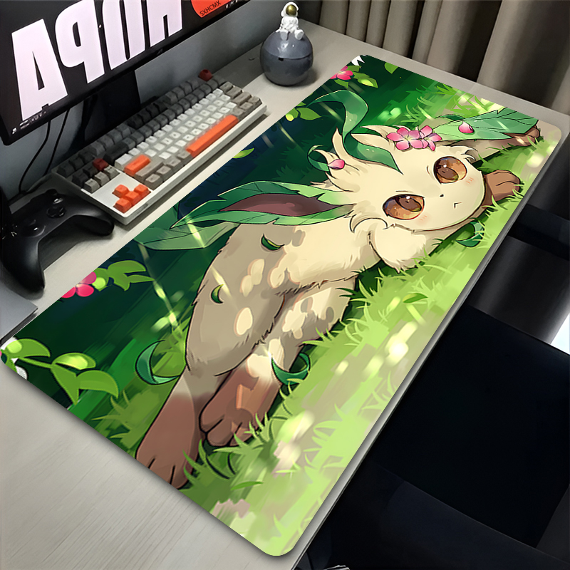 Mouse Pad Gamer P-pokemon Leaf - Gaming Keyboard Top 评论和价格