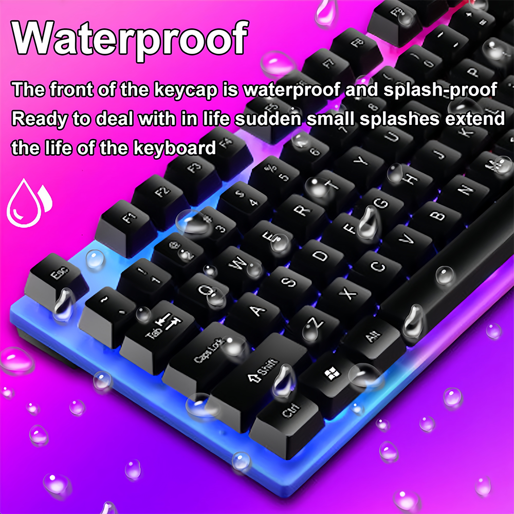 KEBIDUMEI USB Wired Keyboard R - Gaming Keyboard 2026 评论和价格