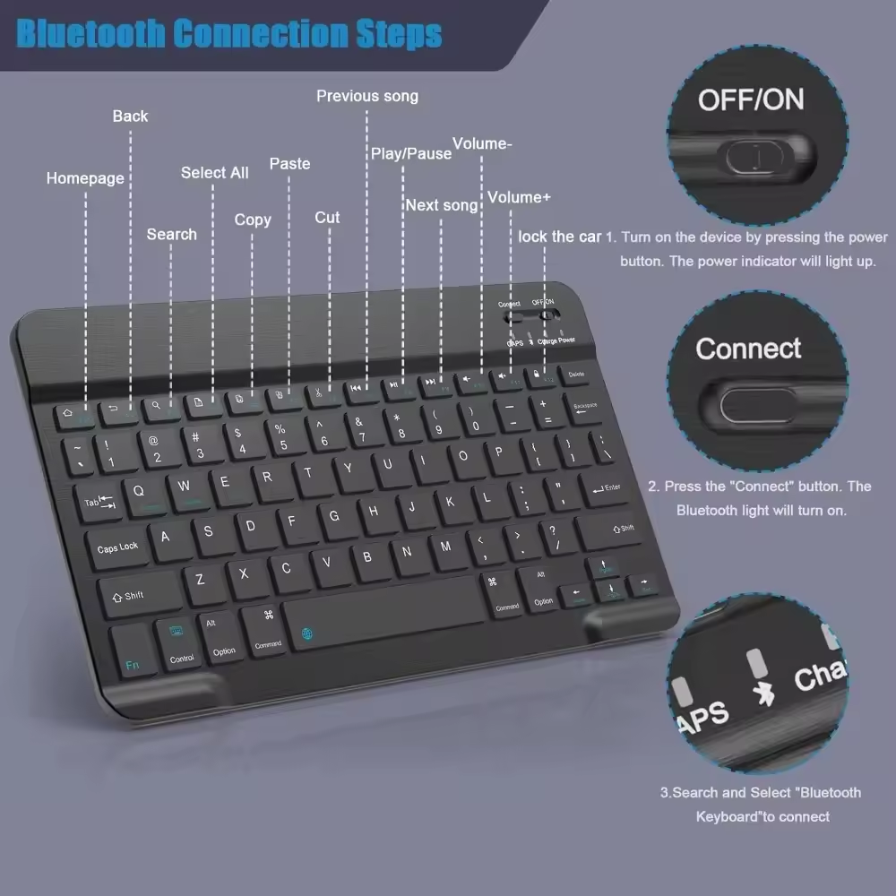 Bluetooth Wireless Keyboard Mo - Gaming Keyboard And Mouse Wireless 评论和价格