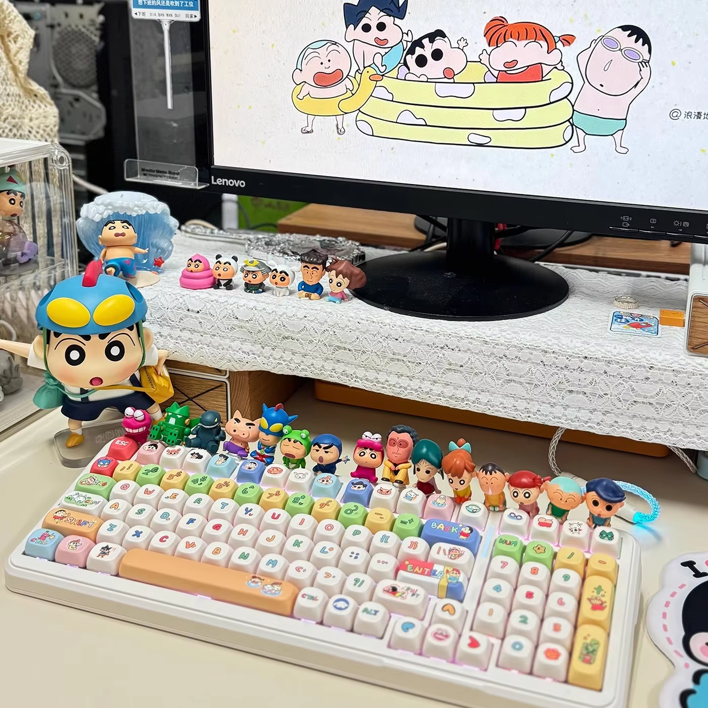 Crayon Shin-chan MOA Keycap Cu - Gaming Keyboard Mechanical 评论和价格