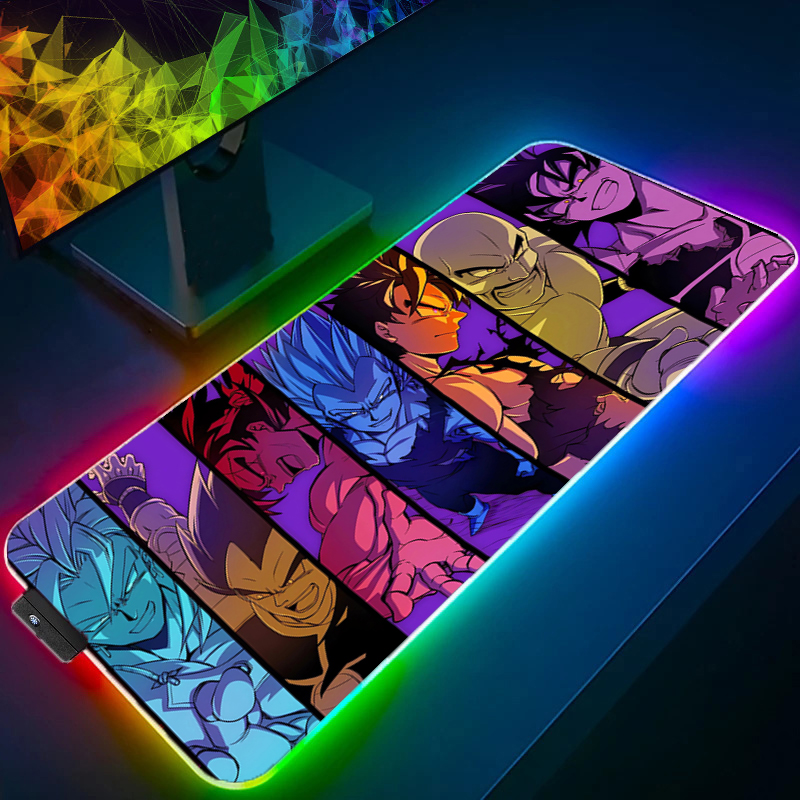 LED Mouse pad Dragon Ball Comp - Gaming Keyboard Noise 评论和价格