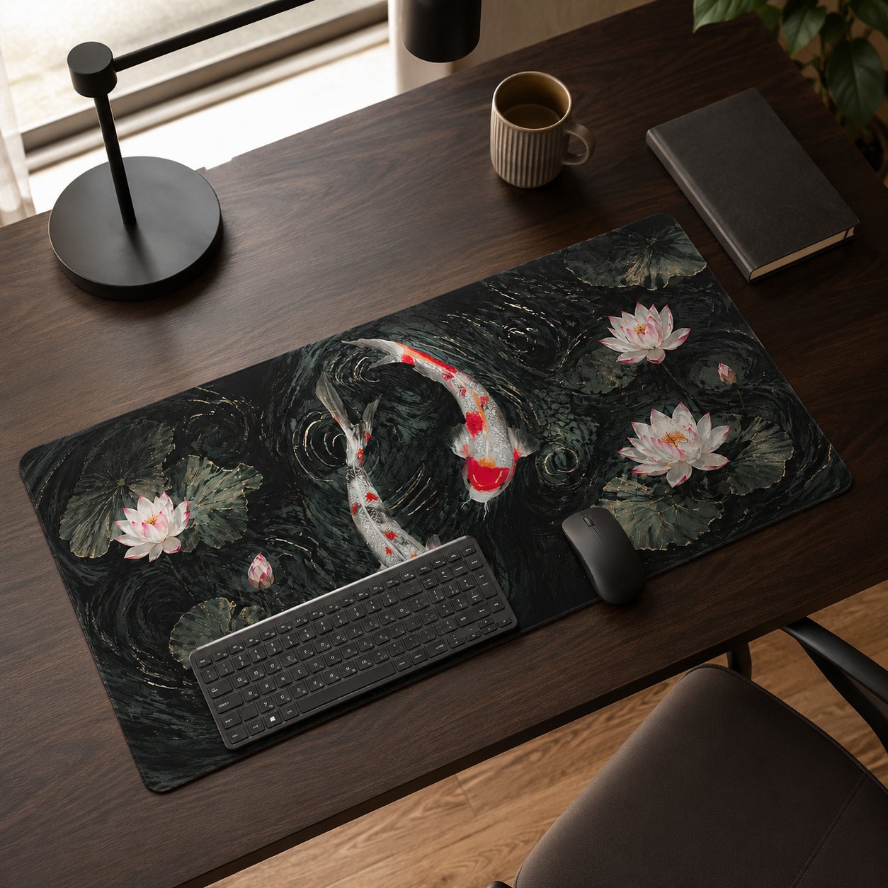 Mouse Pad Red Koi Art Gaming X - Gaming Keyboard Non Mechanical 评论和价格