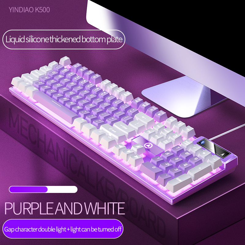 104 Keys Gaming Keyboard Wired - Gaming Keyboard Non Mechanical 评论和价格