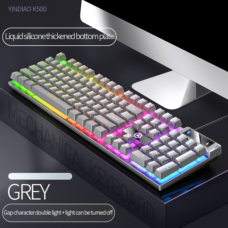 104 Keys Gaming Keyboard Wired - Gaming Keyboard Non Mechanical 评论和价格