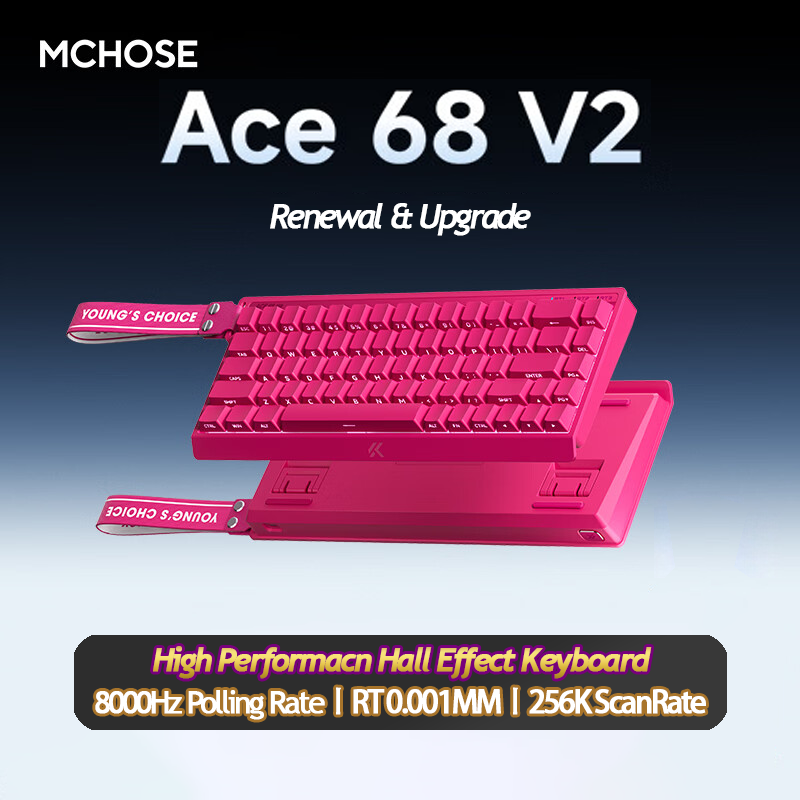 MCHOSE Ace 68 Hall Effect Magn - Gaming Keyboard Expensive 评论和价格