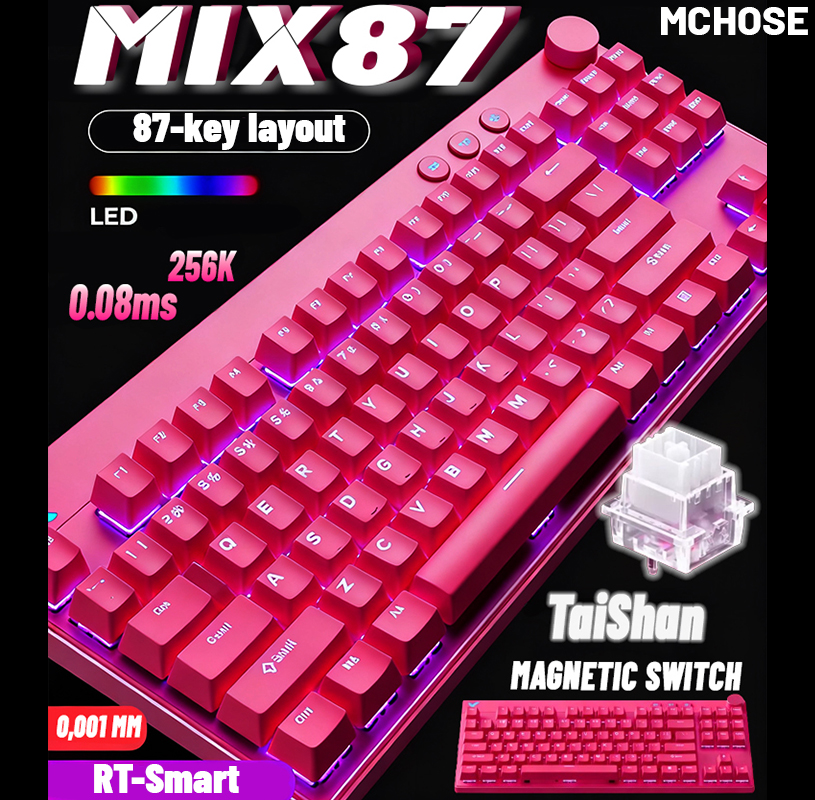 MCHOSE MIX87 Wired Gaming Keyb - Gaming Keyboard Expensive 评论和价格