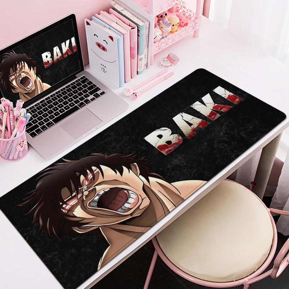 H-Hanma Baki Mouse Pad 90x40CM - Gaming Keyboard Non Mechanical 评论和价格