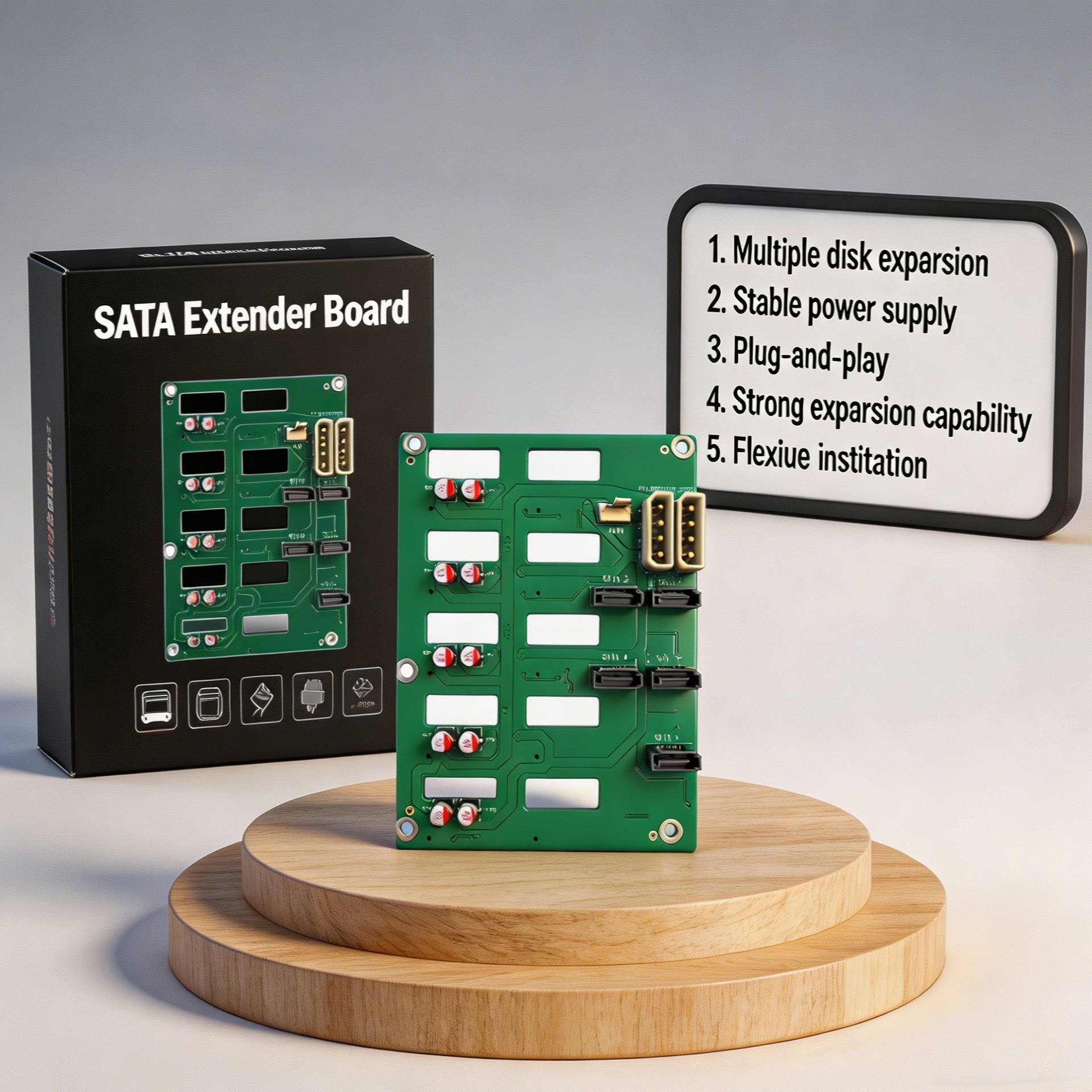 5-Bay SATA Hard Drive Backplan - Hot Swap Pcb 评论和价格