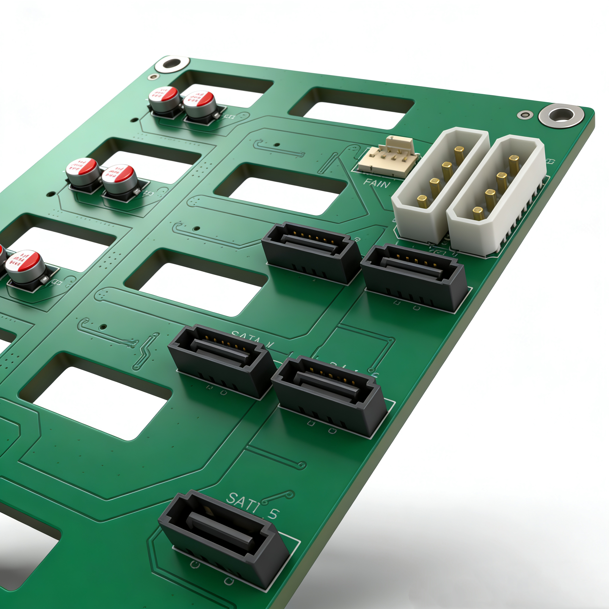 5-Bay SATA Hard Drive Backplan - Hot Swap Pcb 评论和价格