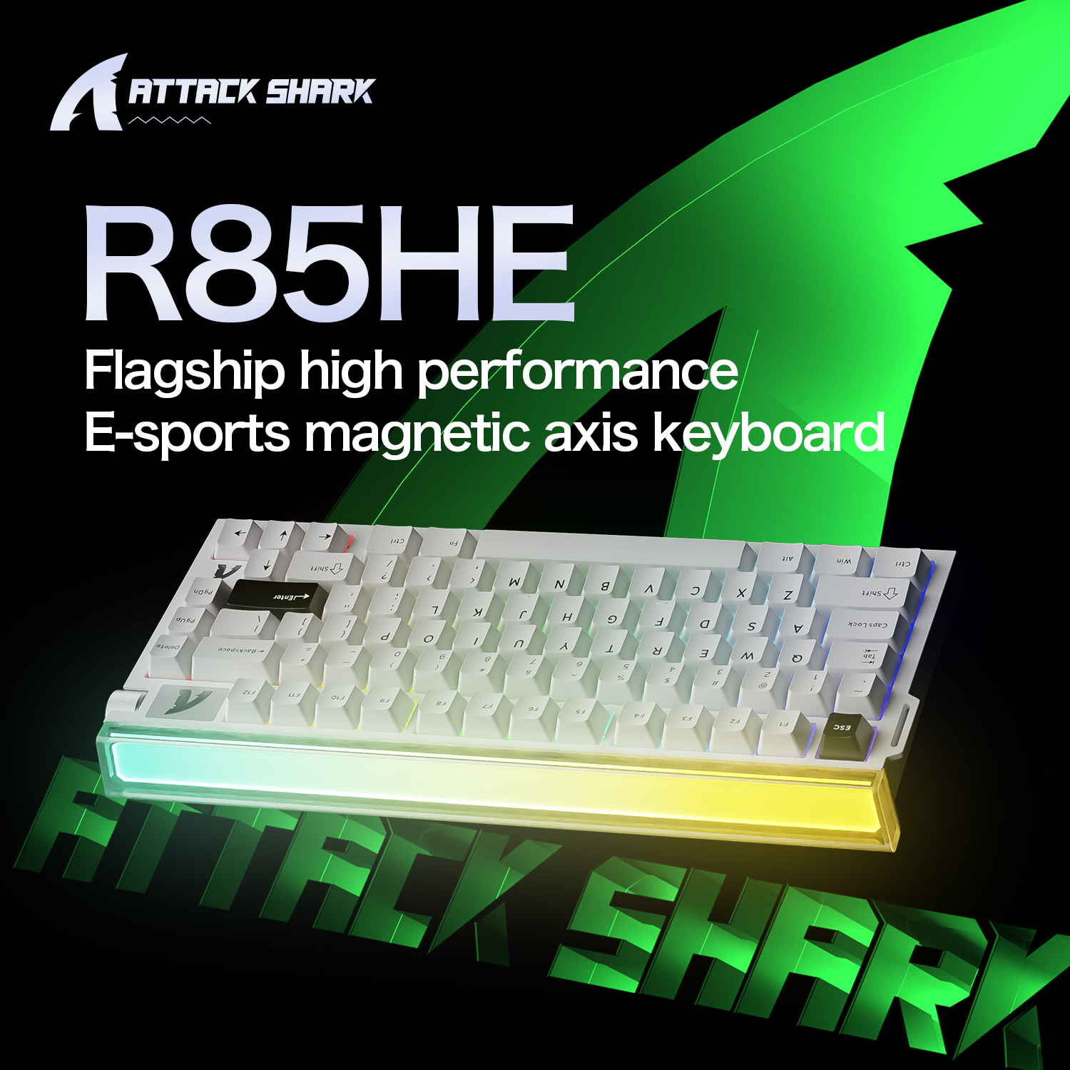 ATTACK SHARK R85 HE Wired 8KHz - Gaming Keyboard Expensive 评论和价格