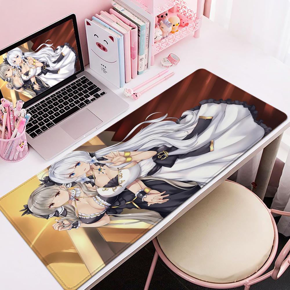 Azur Lane Mouse Pad 90x40CM No - Gaming Keyboard Non Mechanical 评论和价格