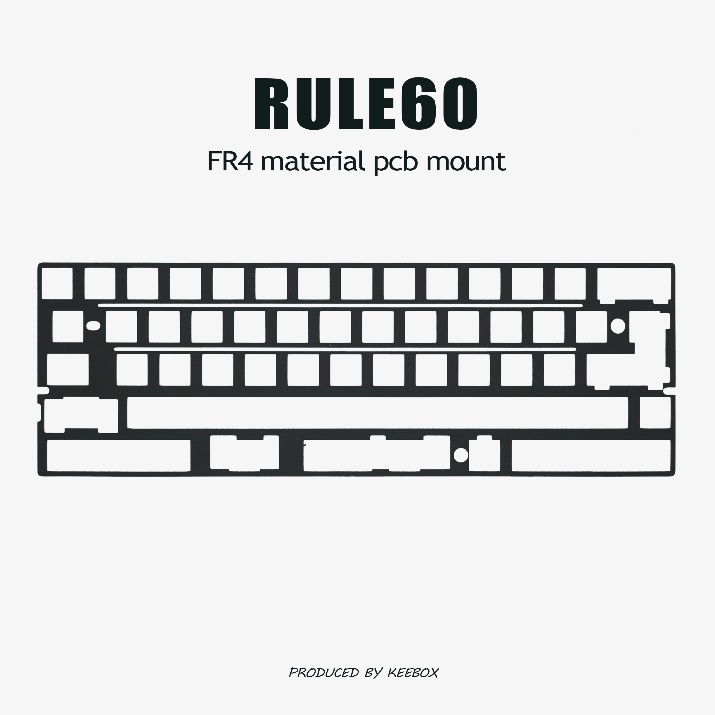 Keebox Rule60 V3 PC Fr4 Alumin - Hot Swap Pcb 评论和价格