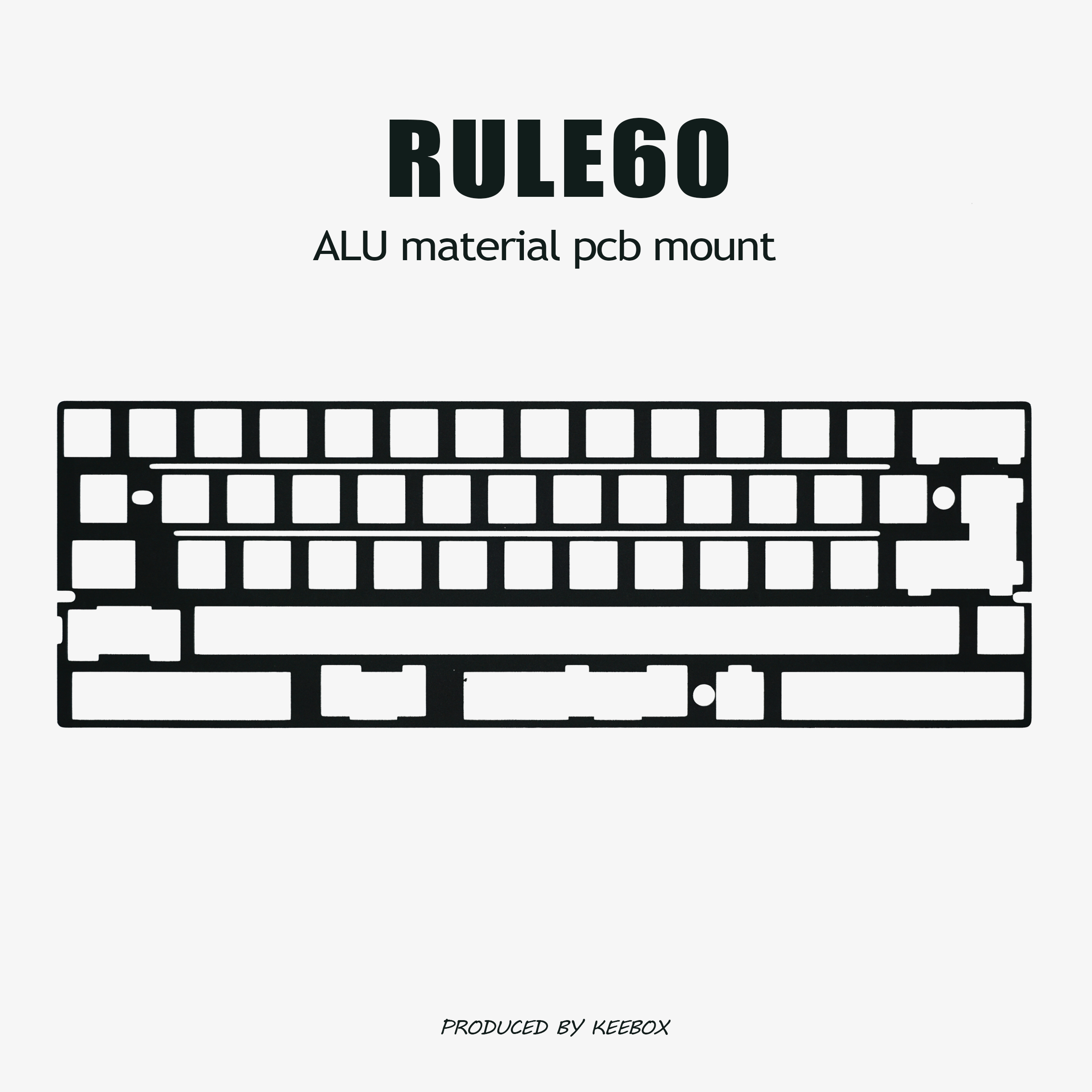 Keebox Rule60 V3 PC Fr4 Alumin - Hot Swap Pcb 评论和价格