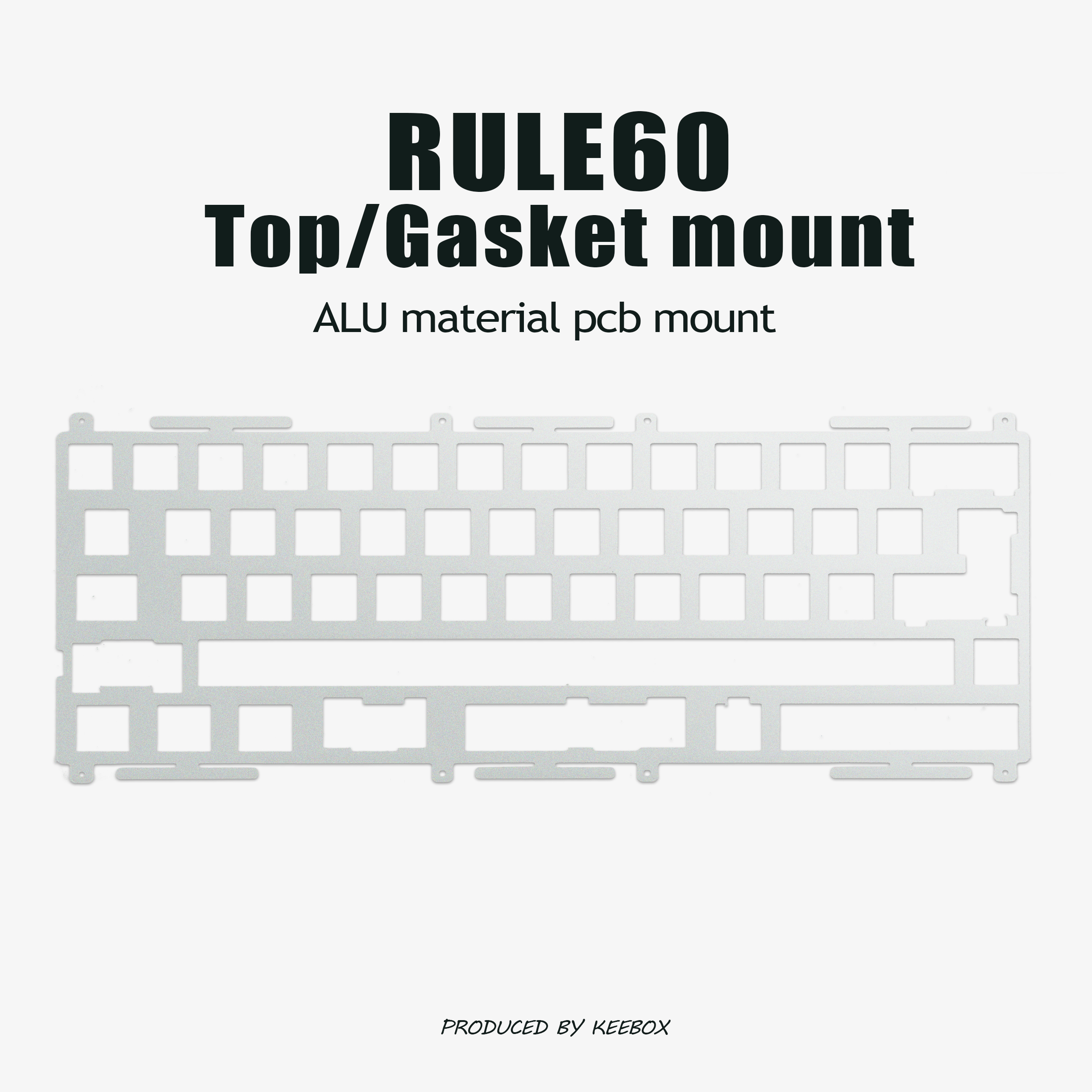 Keebox Rule60 V3 PC Fr4 Alumin - Hot Swap Pcb 评论和价格